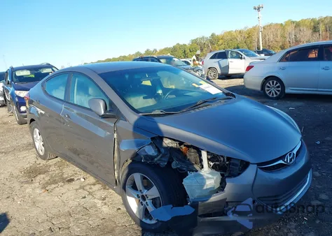 2013 Hyundai Elantra Gls z USA, uszkodzony, nr VIN 5NPDH4AE2DH305181